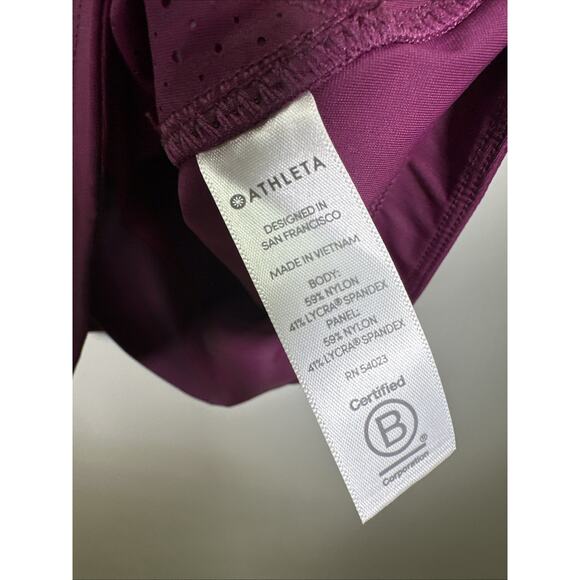 Athleta Pacifica II Tank Rashguard Women's XS Jazzy Purple Swim UPF 50 Beach - Picture 4 of 7